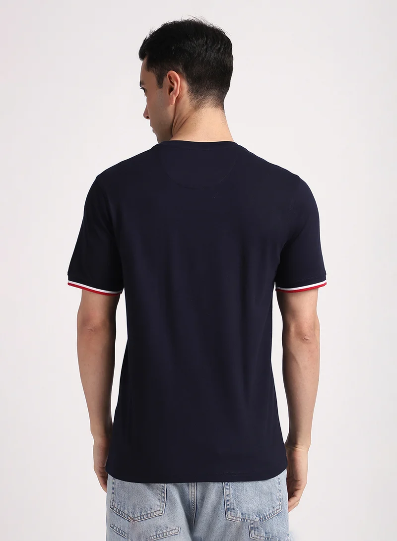 بيفرلي هيلز بولو كلوب تيشيرت بياقة دائرية مزين بشعار العلامة التجارية