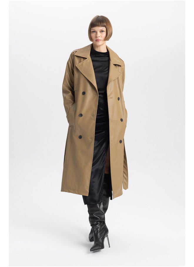 DeFacto Woman Regular Fit W/O Hoodie Trenchcoat  - Image 1