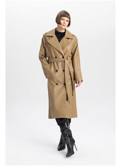 DeFacto Woman Regular Fit W/O Hoodie Trenchcoat  - Image 4