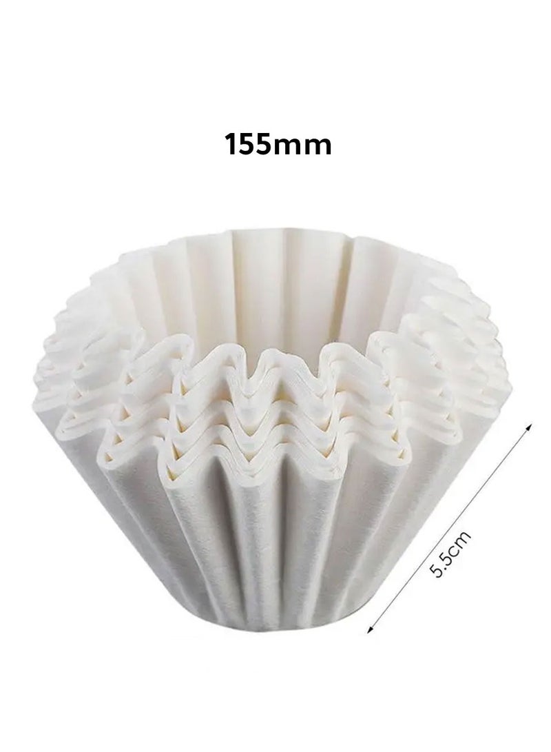 Coffee wave shape 155mm filter for drip 50Pcs  - Image 1