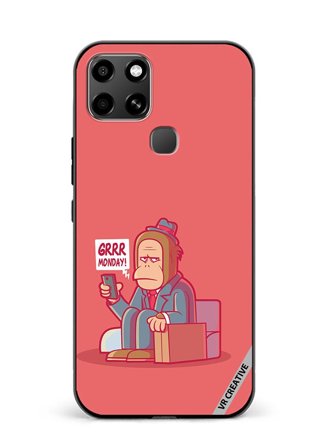 VR CREATIVE Protective Case Cover For Infinix Smart 6 Mondays Design Multicolour - Image 1