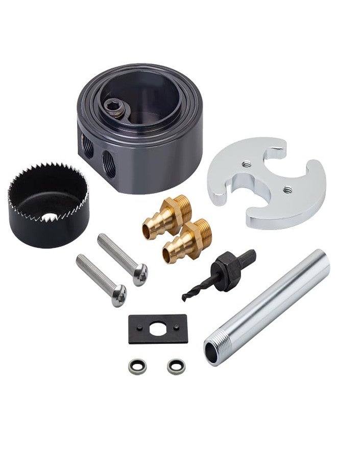 ZHSYMX Fuel Tank Sump kit For Diesel Truck AirDog FASS with Integrated Return & Hole Saw Includes 1/2" Fittings Compatible with Cummins/Duramax/Powerstroke - Image 4
