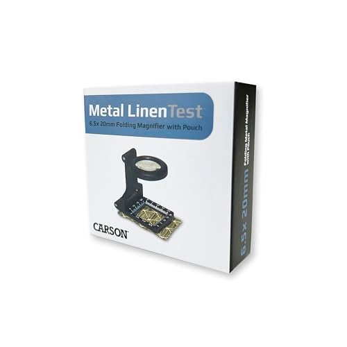 Carson® Metal LinenTest™ 6.5x20mm Metal Linen Tester with Pouch (LT-60) - Image 2