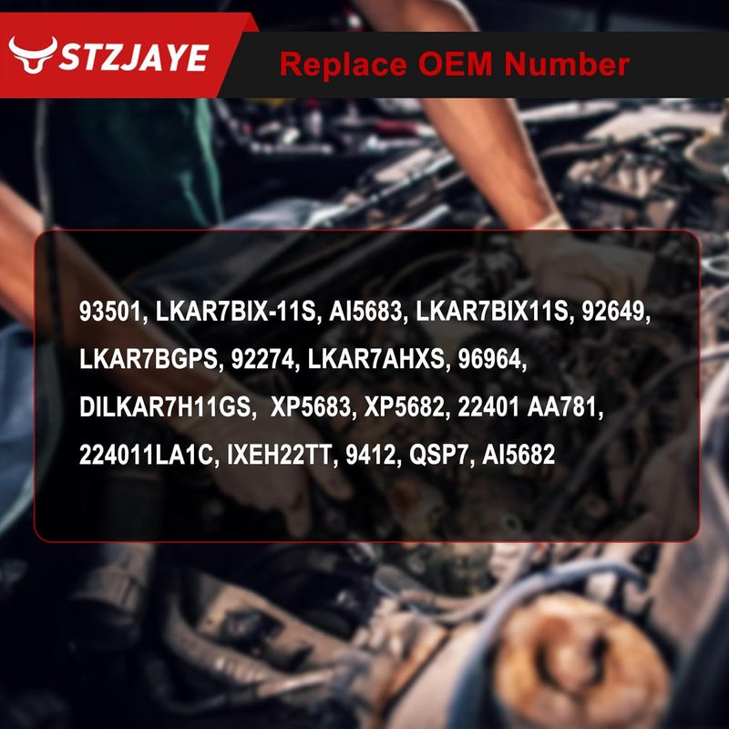 STZJAYE Iridium Spark Plugs 4-Pack LKAR7BIX-11S for Honda and Toyota - Image 3
