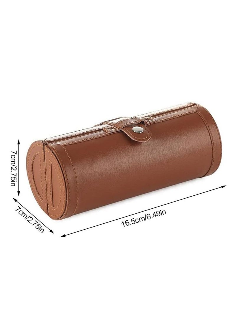 Generic 6PCS Shoe Polish Care Kit Leather Shoe Shine Set Shoe Brushes Compact Shoe Cleaning Kit with PU Leather Case for Polishing  - Image 5