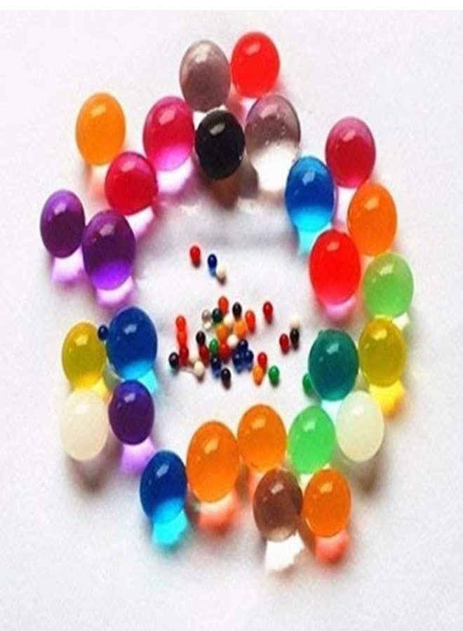 FULLFILLS 24 Pouches crystal magic jelly balls + with 24 pcs water growing animals multicolour (24 pouches) - Image 3