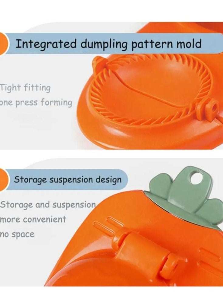 ISHWAZ - 2 in 1 Dumpling Maker And Dough Presser, Dough Pressing And Wrapping Modern Dumpling Tool, Perfect For Making Katayef, Fatayer, Wonton, Empanada, Pierogies, Ravioli And Much More, Convenient and Quick - Image 1