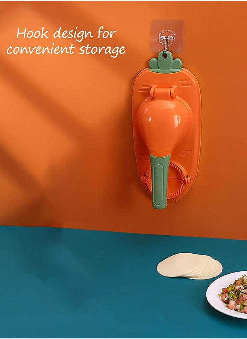 ISHWAZ - 2 in 1 Dumpling Maker And Dough Presser, Dough Pressing And Wrapping Modern Dumpling Tool, Perfect For Making Katayef, Fatayer, Wonton, Empanada, Pierogies, Ravioli And Much More, Convenient and Quick - Image 1