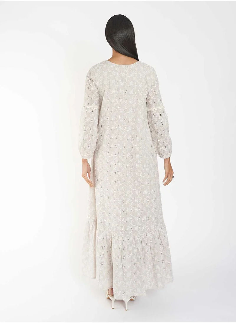 KASHKHA Chifley Dress with Tiered Cut