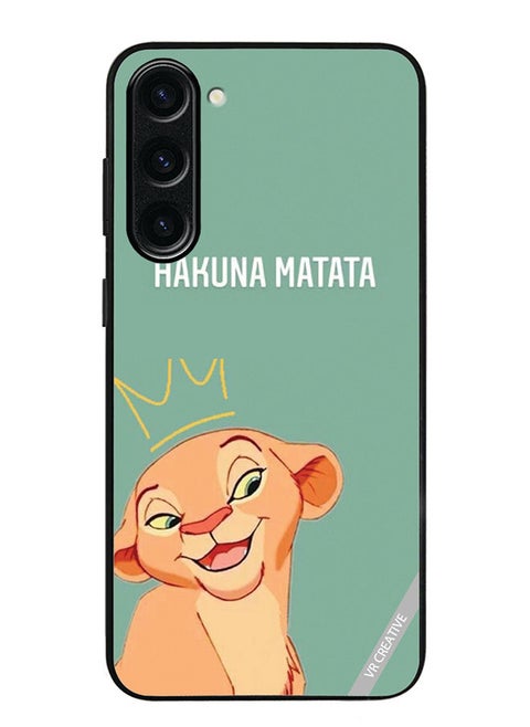 Protective Case Cover For Samsung Galaxy S23 Plus Hakuna Matata Design Multicolour