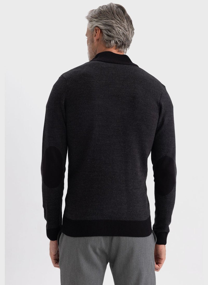 DeFacto Zip Through Knitted Cardigan - Image 2