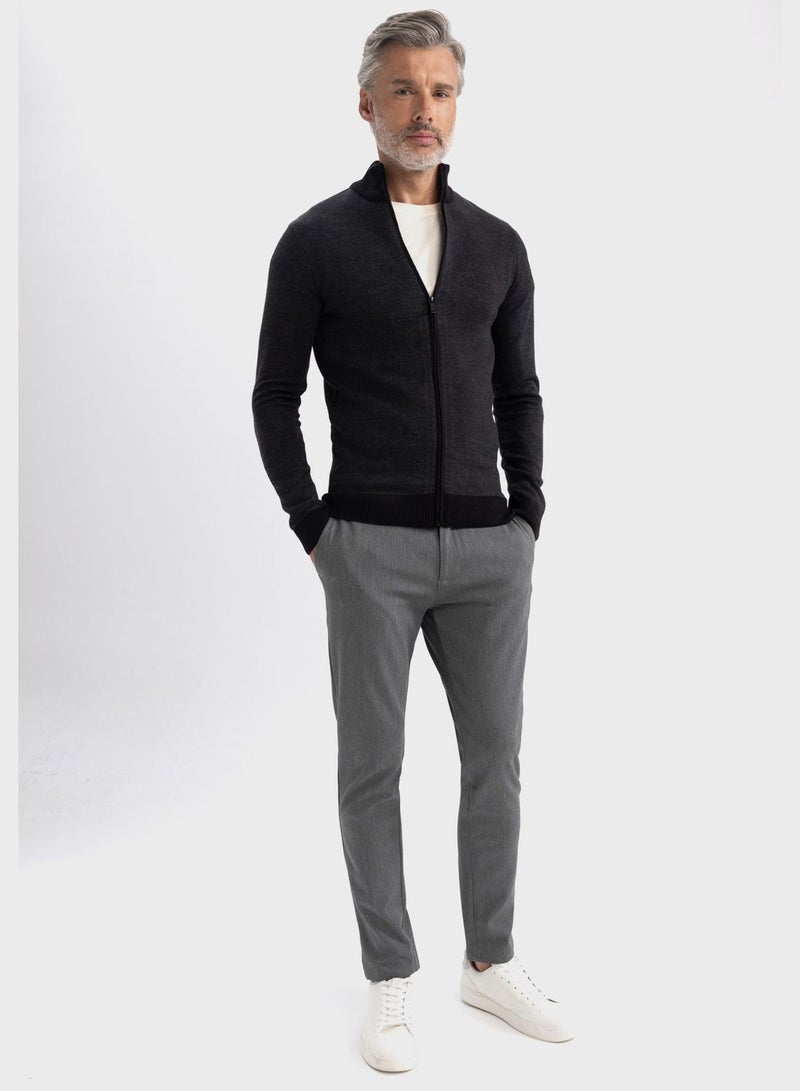 DeFacto Zip Through Knitted Cardigan - Image 3