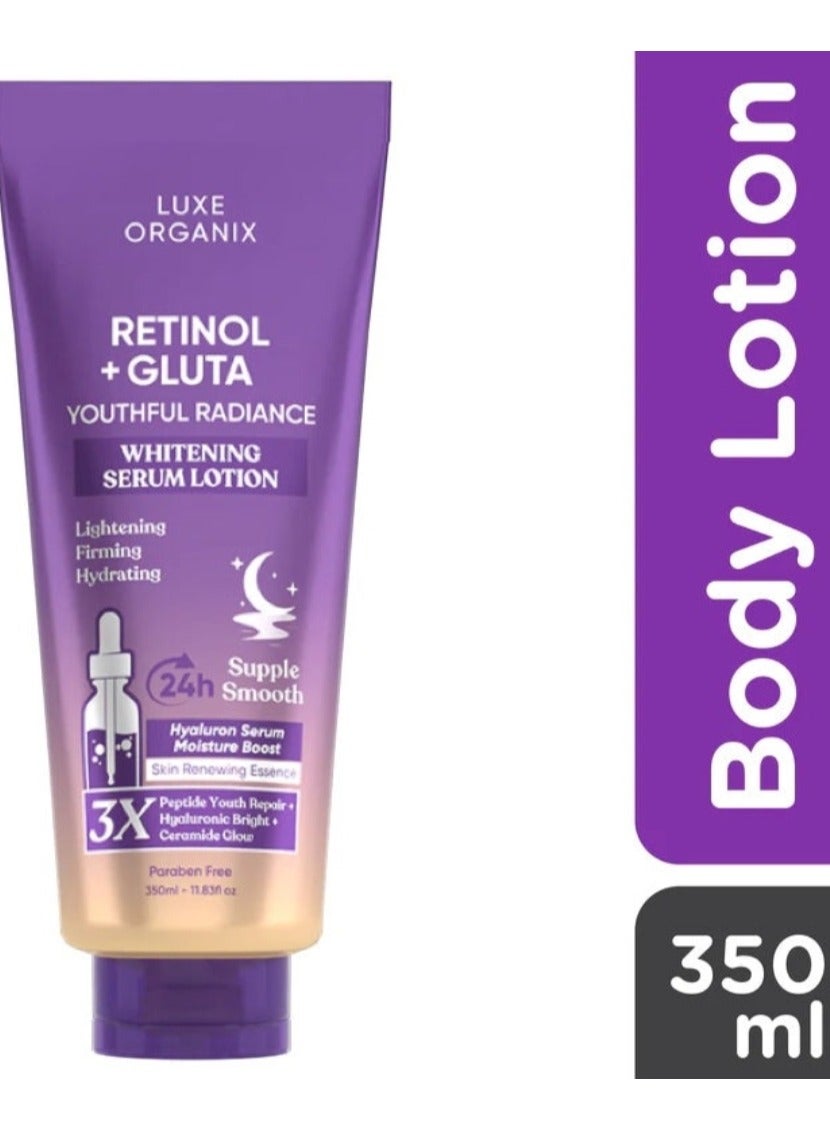 Luxe organix Retinol + Gluta Body wash Luxe Organix Retinol + Gluta Youthful Radiance Whitening Serum