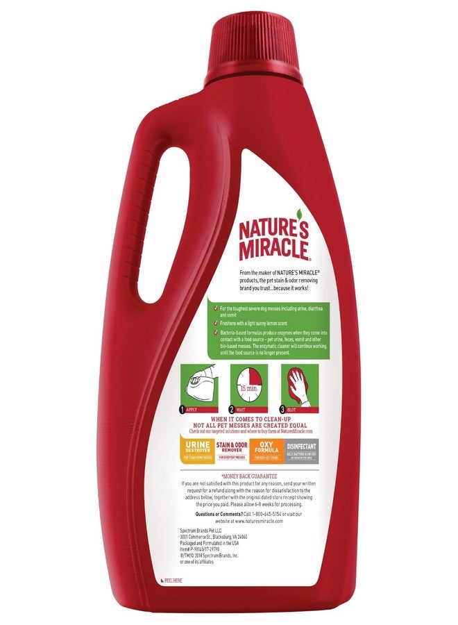 Nature's Miracle P-98145 Advanced Dog Stain and Odor Remover,Red,128 oz - Image 3