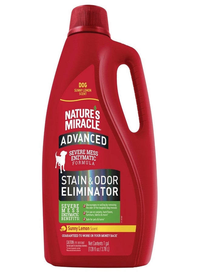 Nature's Miracle P-98145 Advanced Dog Stain and Odor Remover,Red,128 oz - Image 1