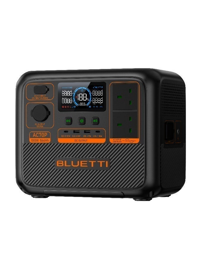 Bluetti 1,000W | Portable Power Station (AC70P) | 864Wh - Image 3