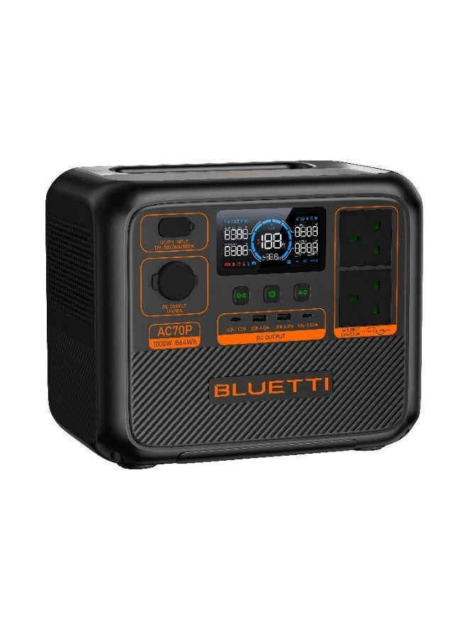 Bluetti 1,000W | Portable Power Station (AC70P) | 864Wh - Image 5