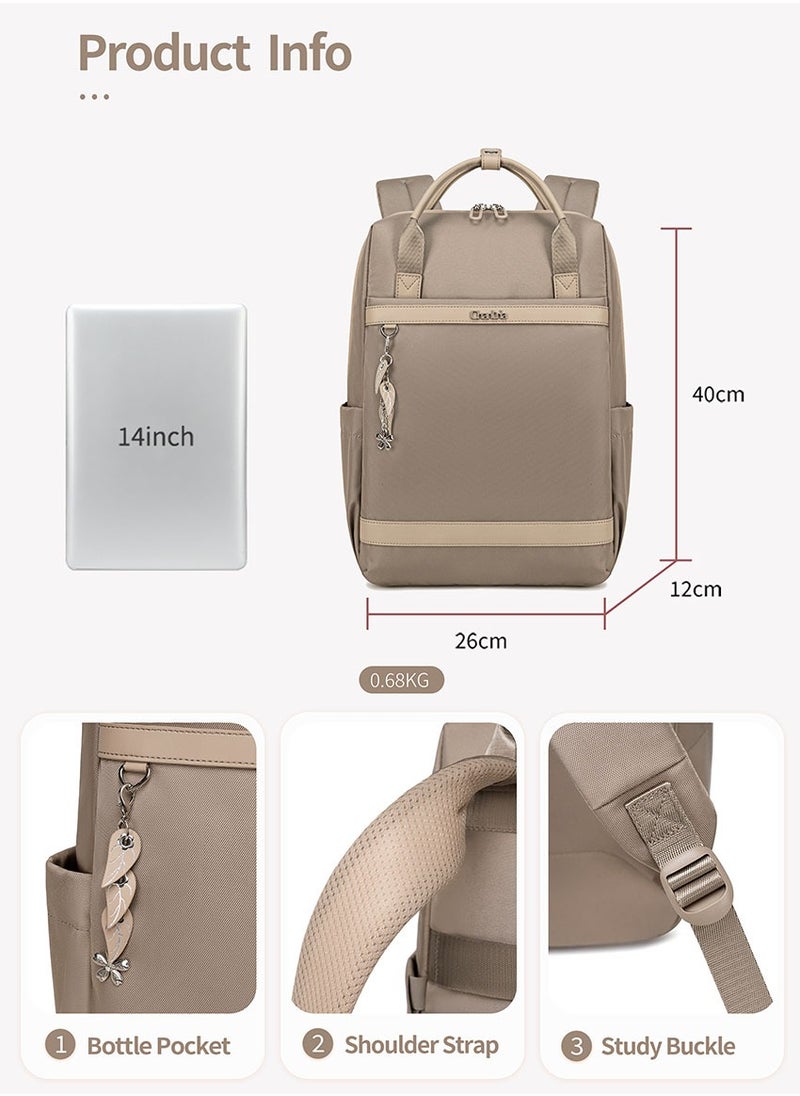 Chantria - Casual School Laptop Backpack, Lightweight Water Resistant Bag with Tablet and Laptop Compartment for Girl - Image 1