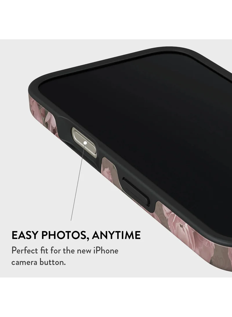 بورجا حافظة Burga iPhone 16 Pro Max، غلاف صلب مكون من قطعتين + جزء داخلي من مادة TPU، ممتص للصدمات، يمكن الوصول إلى جميع المنافذ، إطار مرتفع لحماية الشاشة والكاميرا، طباعة عالية الجودة لا تبهت أبدًا، بريق عتيق