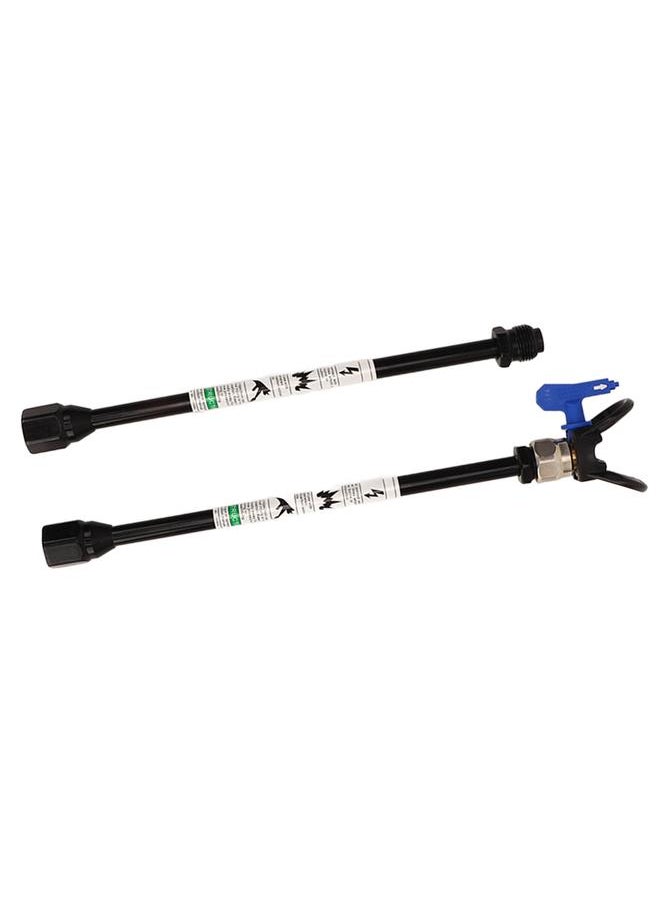 Thoraya 2PCS Spray Extension Rod G7/8 14 Stainless Steel Sprayer Tip Extension Pole Replacement for Home Black  - Image 5