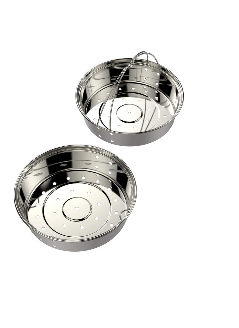 Expresso Expresso - Stainless Steel Steamer Baskets - steam Veggies, Meat or Fish - Compatible with Prestige Regular Model 7.5/10/12 litres 