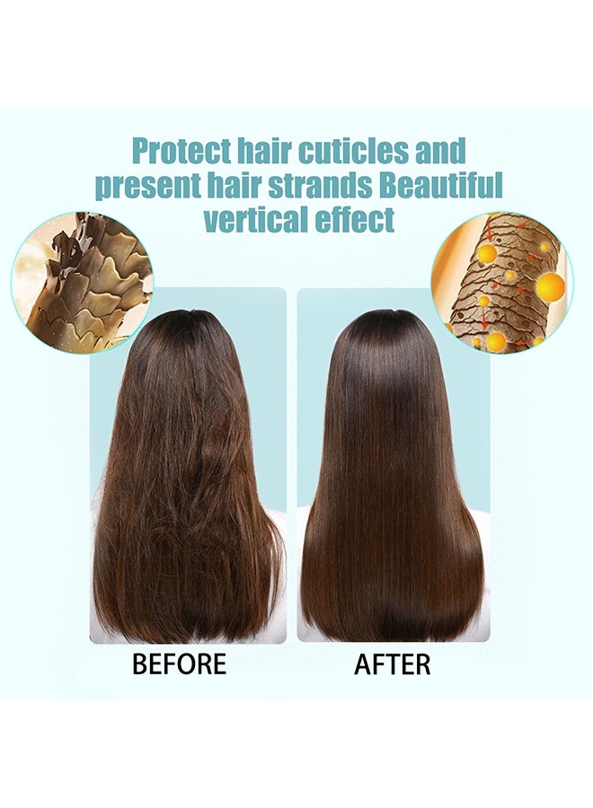 West&Month Protein Correcting Straight Hair Cream- Silk & Gloss Hair Straightening Cream, Nourishing Fast Smoothing Collagen Hair Straightener Cream for All Hair Types - Image 2