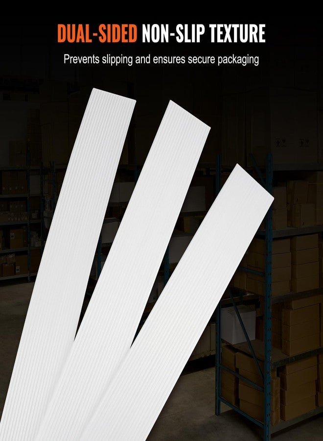 VEVOR Polyester Strapping Roll, 660' Length x 1/2" Width x 0.03" Thickness, 882 lbs Breaking Strength, Heavy Duty Banding Pallet Strap Coil, Portable Strong Banding Packing Straps, White - Image 5