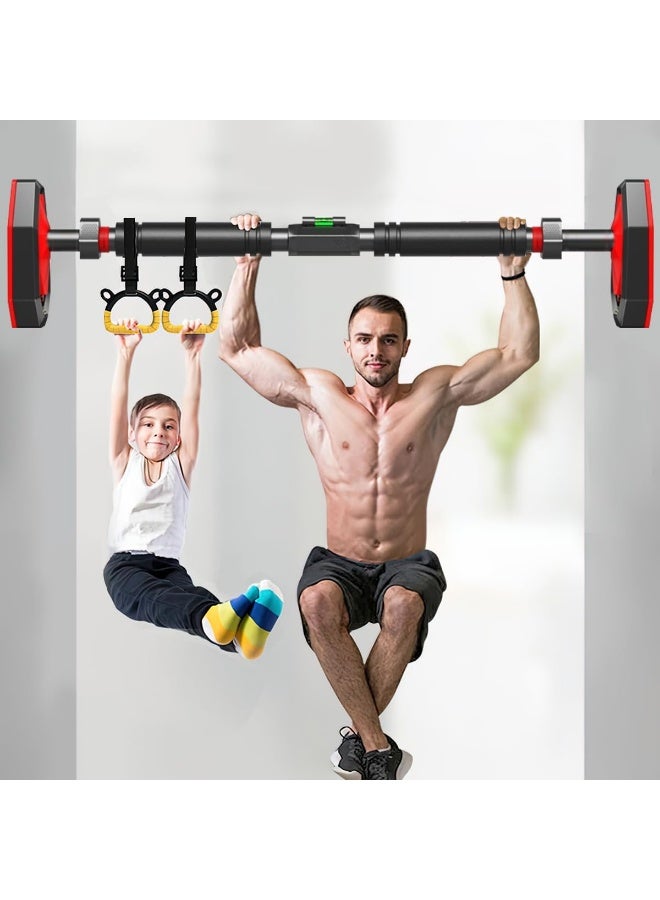 Arabest Doorway Pull Up Bar - No Screw Installation, Adjustable Width Upper Body Workout Bar with Automatic Locking, 440 LBS Strength Training Pull-Up Bar for Home Gym Exercise - Image 5