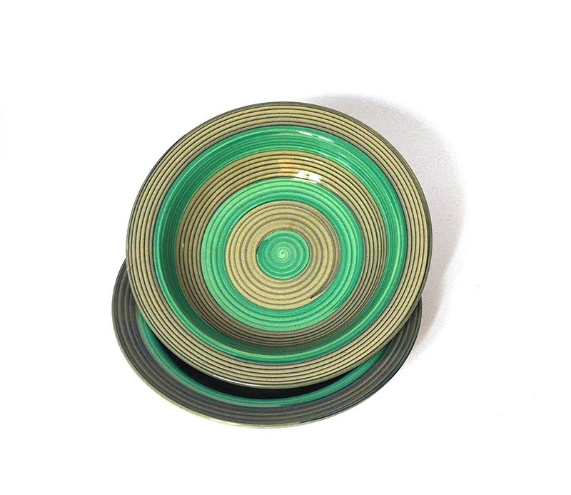VolCraft Ceramic Pasta Plate | Soup Plate | Snack Plate | Size 7 inch | Microwave Safe, Oven Safe | Set of 4 Plates - Image 3