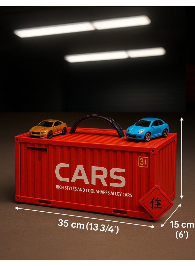 Die-Cast Car Toy Set for Kids – 48 Unique Mini Metal Cars with Garage Storage Case – Educational & Fun Toy for Boys and Girls Ages 3+ - Image 2