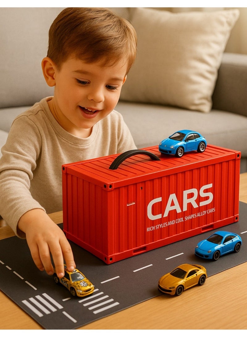 Die-Cast Car Toy Set for Kids – 48 Unique Mini Metal Cars with Garage Storage Case – Educational & Fun Toy for Boys and Girls Ages 3+ - Image 5