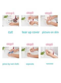 ORiTi 1 sheet Waterproof Daisy Flower Pattern Temporary Tattoo for Women and Men - Lasts 2-7 Days  - Image 4