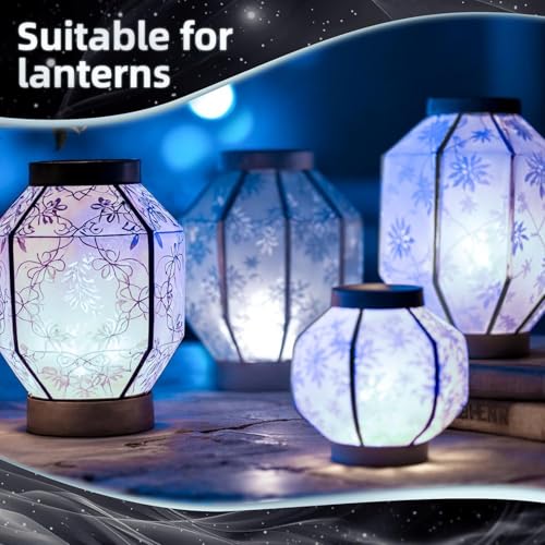 LIHAO أضواء LED للحفلات تعمل بالبطارية من LIHAO 24x لمصابيح الزينة للبالونات والفوانيس الورقية، مقاومة للماء - بيضاء - Image 3