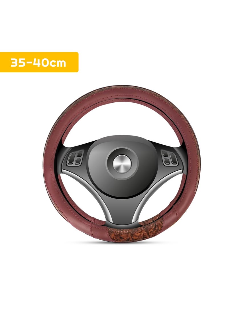 3XR Car Steering Cover Good Grip Dual Tone Steering Wheel Cover Decoration For Universal Cars 3XR-H3144 - Image 2