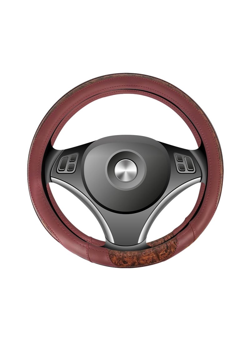 3XR Car Steering Cover Good Grip Dual Tone Steering Wheel Cover Decoration For Universal Cars 3XR-H3144 - Image 4