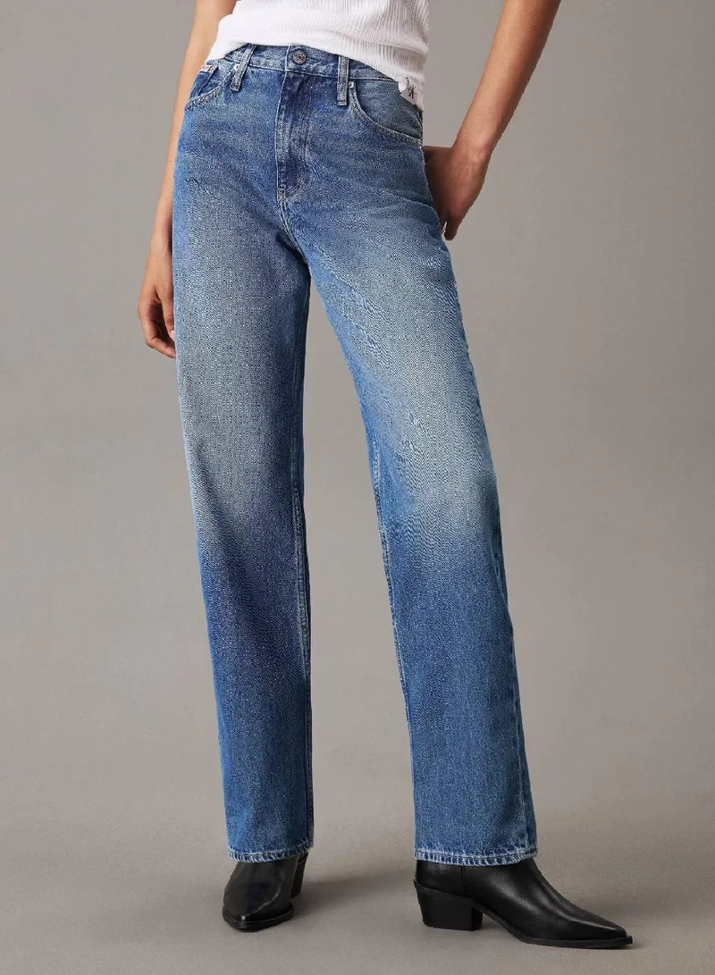 Calvin Klein Jeans  High Rise Loose Jeans for Women | Best Price UAE
