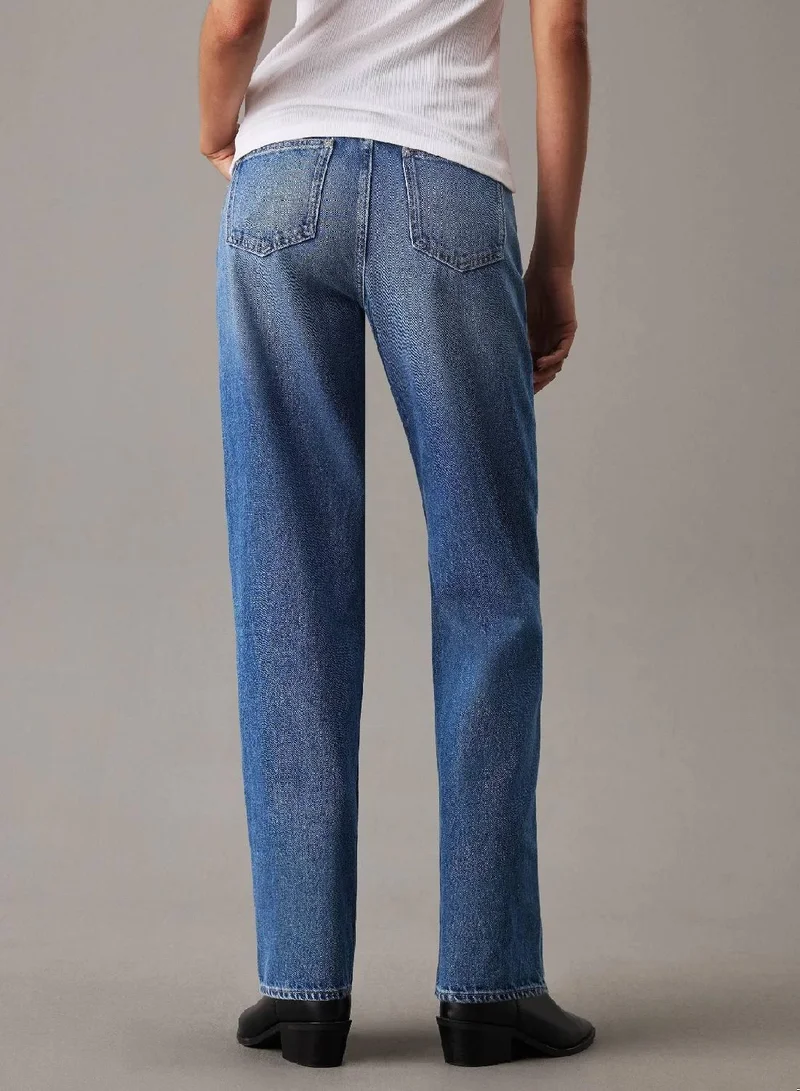 Calvin Klein Jeans  High Rise Loose Jeans for Women | Best Price UAE