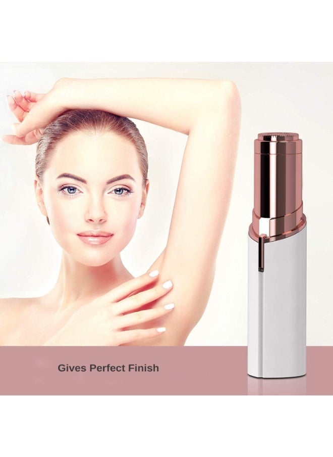VIO Finishing Touch Facial Body Flawless Shaver Women Painless Hair Remover Face Hair Remover and Eyebrow Trimmer Hair Shaver and Remover Lipstick Style  - Image 3
