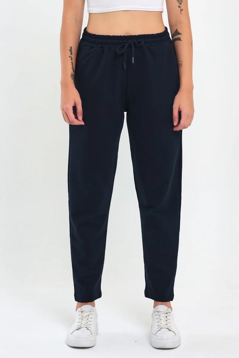 ميتاليك 2-Pack Women's Navy Blue Classic Pocket Tracksuit Bottoms