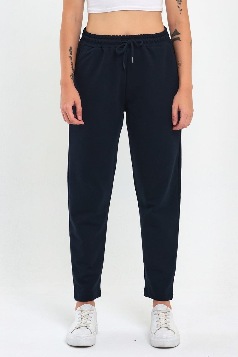 mmetalic 2-Pack Women's Navy Blue Classic Pocket Tracksuit Bottoms  - Image 1