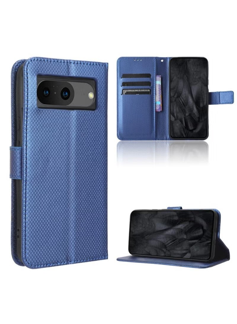 X-level Google Pixel 8 Case Cover with Full Body Camera Len Protector PU Leather Wallet Card Holder Shockproof Protective Back Cover with Release Hand Phone Holder Daily Video Kickstand  - Image 2