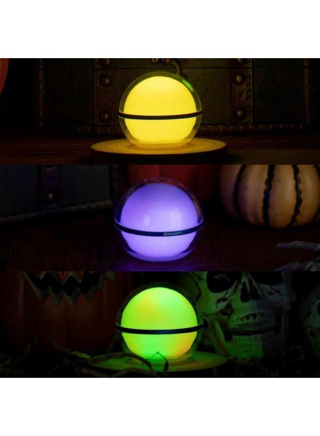 Olight Sphere Ambient Light (Multicolour RGB), Portable RGB Mood Light, Smart LED Lantern with App Control, 75 Lumens, 700mAh Rechargeable for Camping, Decor, Patio - Image 5
