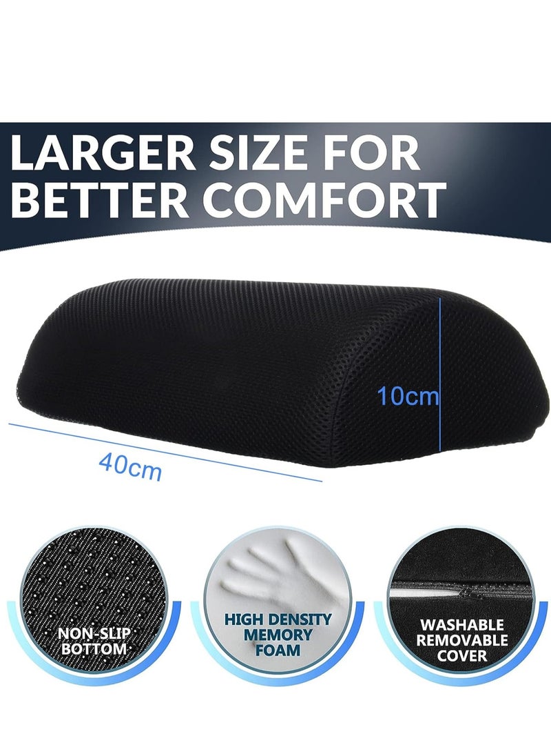 Generic - Half Moon Pillow Foot Rest Cushion Memory Foam Feet Stool Ergonomic Foot Resting for Relieve Leg, Foot, Hip, Ankle and Joint Pain - Image 1