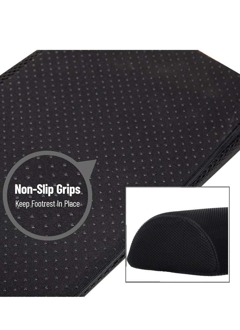 Generic - Half Moon Pillow Foot Rest Cushion Memory Foam Feet Stool Ergonomic Foot Resting for Relieve Leg, Foot, Hip, Ankle and Joint Pain - Image 1