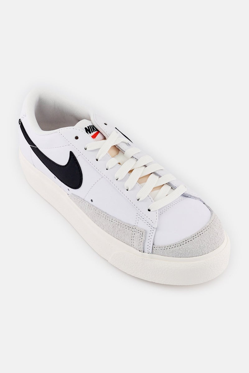 Nike Women Blazer Low Platform Lace Up Outdoor Shoes, Off White - Image 1