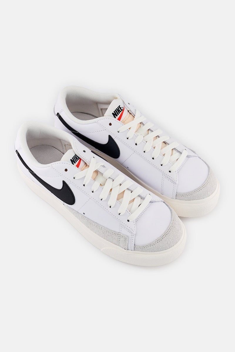 Nike Women Blazer Low Platform Lace Up Outdoor Shoes, Off White - Image 4