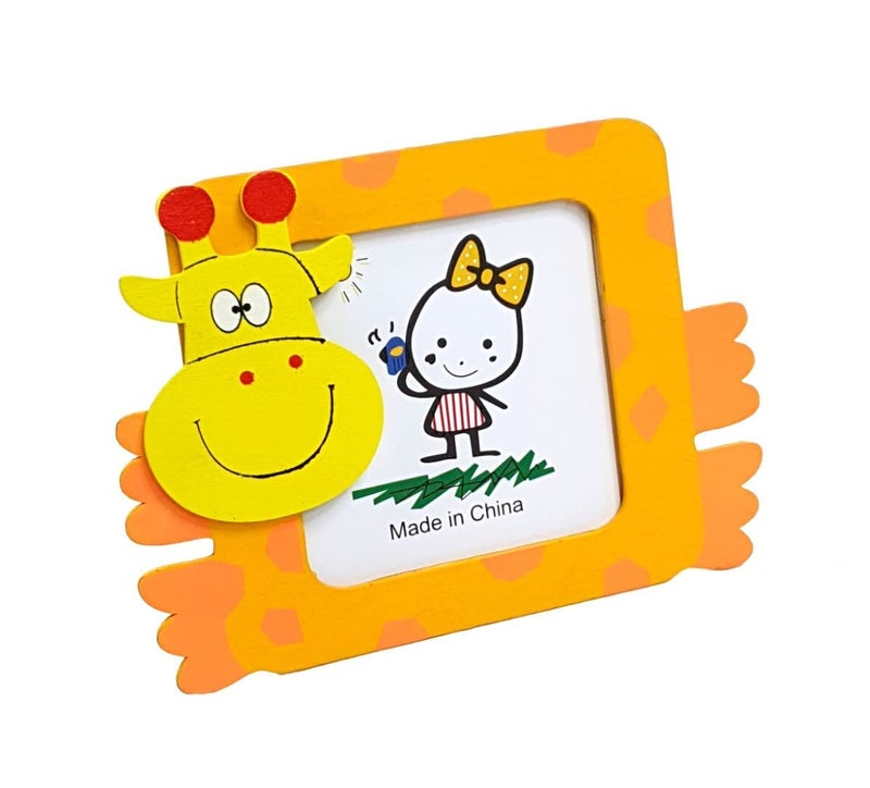 Crackles Beautiful Wood Cute Cartoon Photo Frames For Children Birthday Party Return Gift (Pack Of 6) - Image 4
