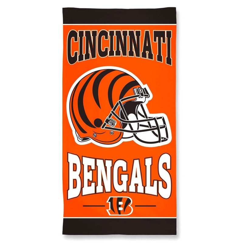 WinCraft NFL Cincinnati Bengals Beach Towel 150x75cm