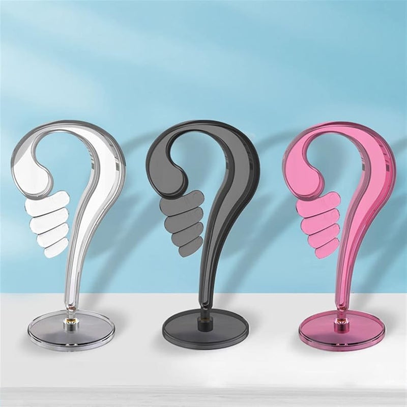 حامل سماعات رأس عالمي مع قاعدة سميكة قابلة للفصل حامل عرض مكتبي أسود - Image 5