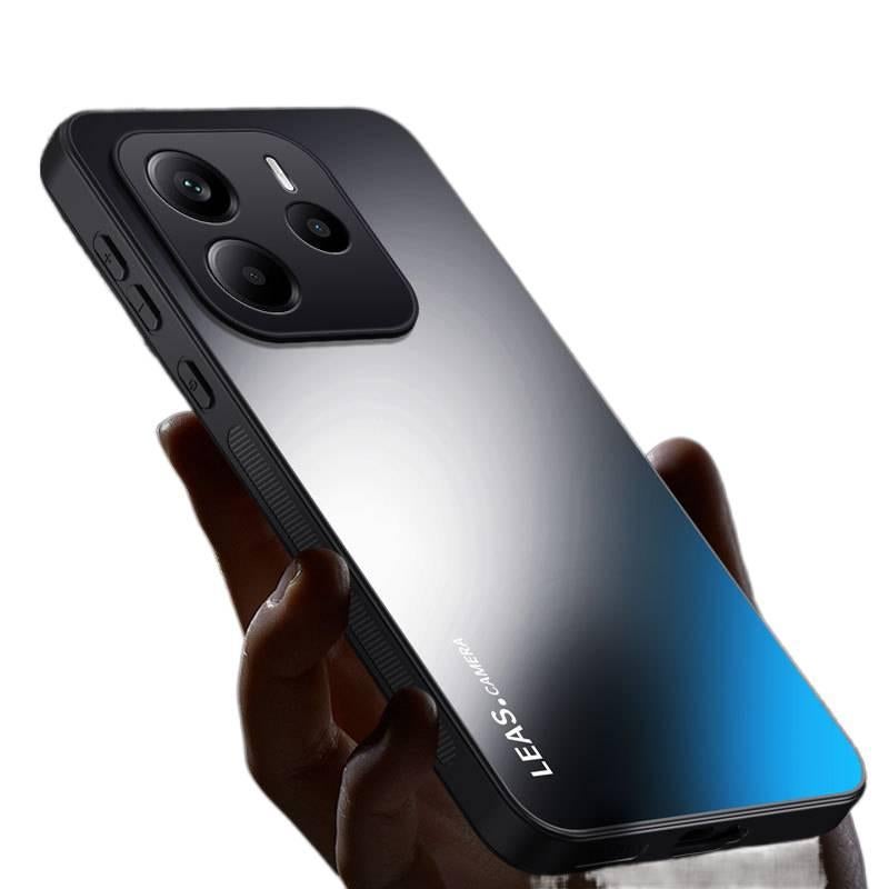 غطاء واقي، مقاوم للبصمات , حماية من السقوط، مقاوم للصدمات لـ Redmi Note 14 Pro، أزرق باللون الأزرق لترتيب الأغراض للاستخدام العملي للحمل اليومي - Image 5